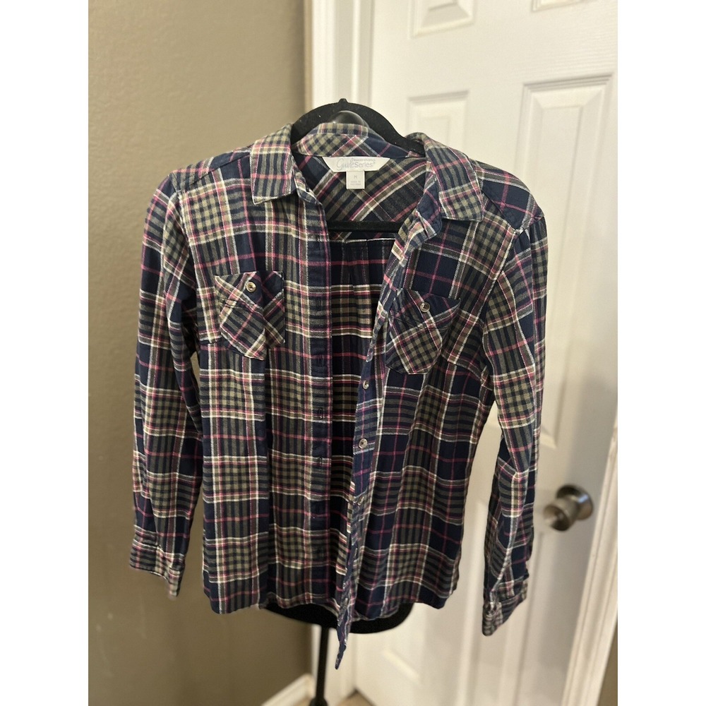 Gander Mountain Medium Guide Series‎ women's long sleeves plaid shirt